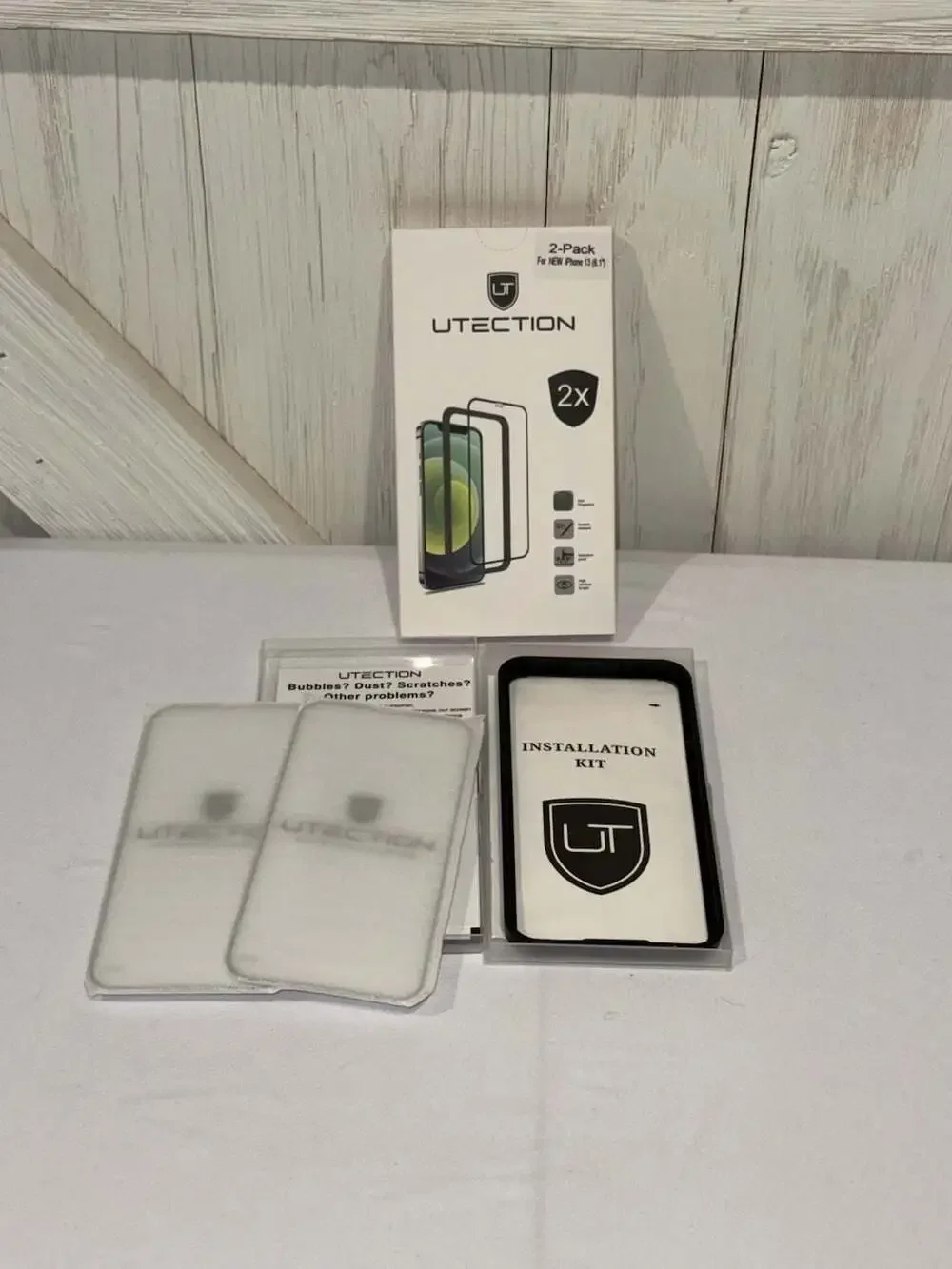 UTECTION 2-Pack Tempered Glass Screen Protector for iPhone 13 (6.1 inch)